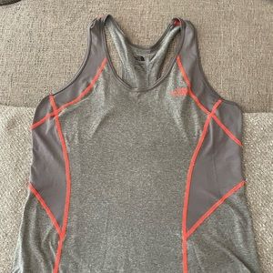 North Face women’s racerback grey tank top - Size L